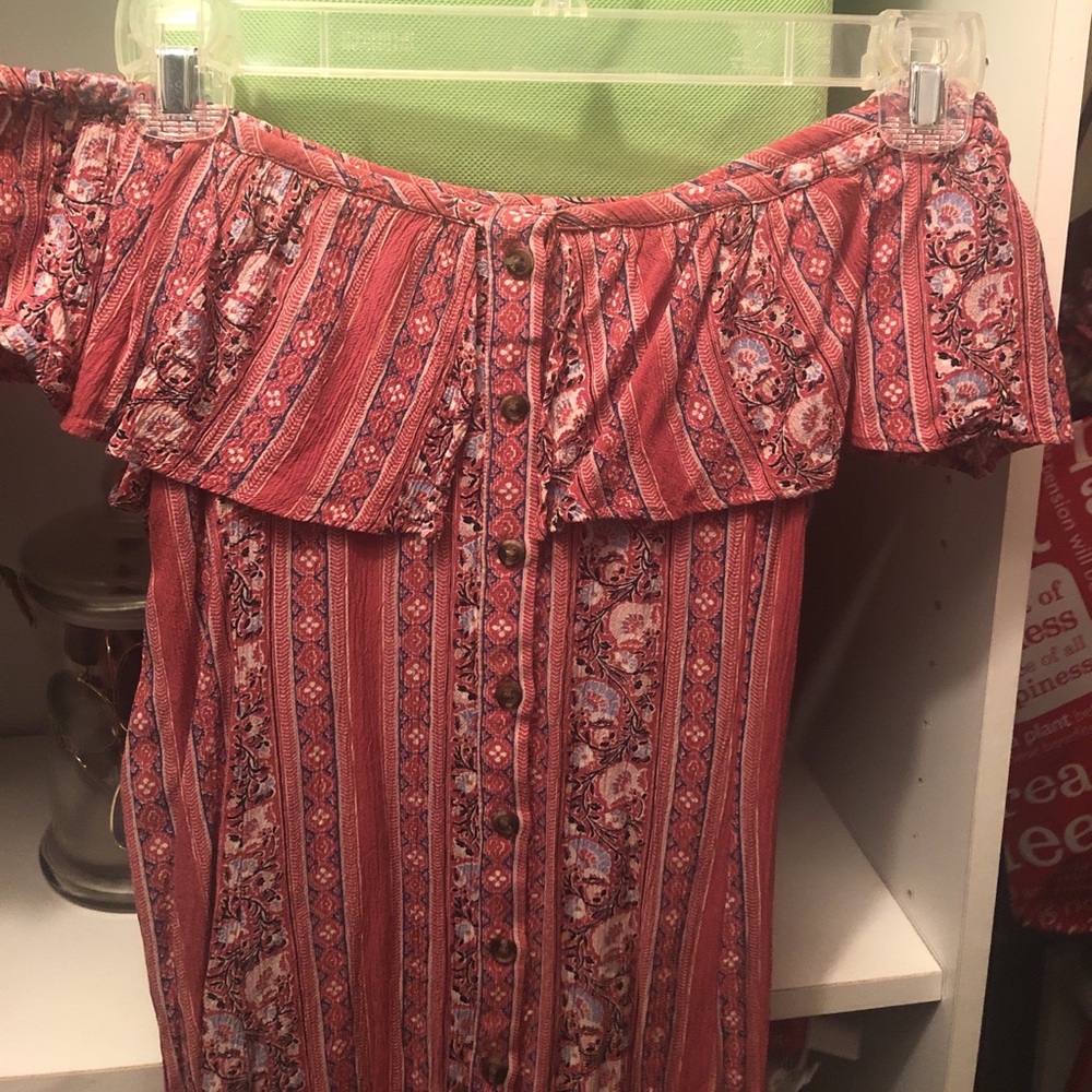off the shoulder dress